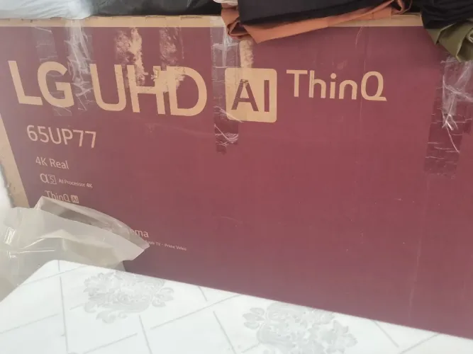 TV LG UHD 4K Smart 65" ThinQ AI 65UP77 - NOVA, Lacrada na Caixa!