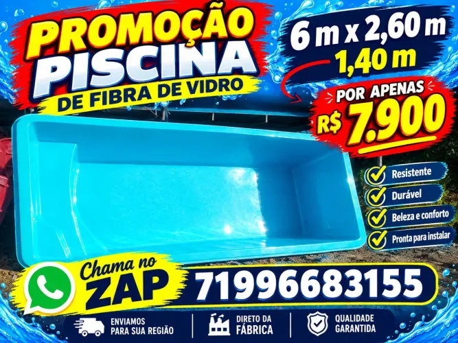 Piscina de fibra direto da fábrica