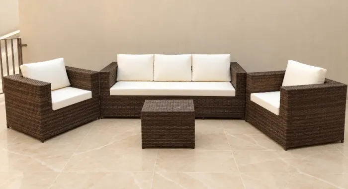 Jogo de sofá área externa promoção a pronta entrega