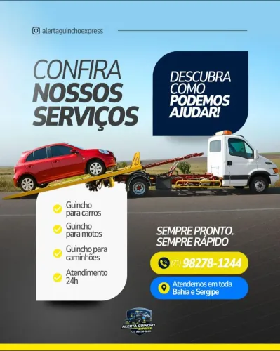 R$150. GUINCHO CARRO E MOTO , a partir de R$150,00