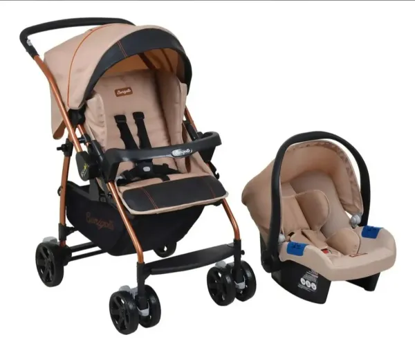 Carrinho Burigotto Rio K reversível + bebê conforto!