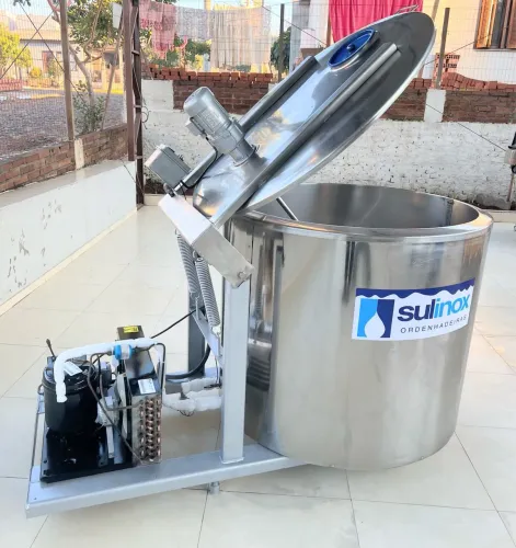 Tanque Misturador Tina Resfriador de Leite 500 Litros Caldas Açaí Sorvetes Agua de Coco