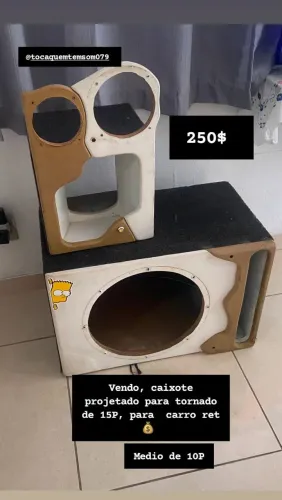Caixotes de som automotivo 