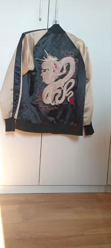 Jaqueta Bomber College Yakuza Dragão