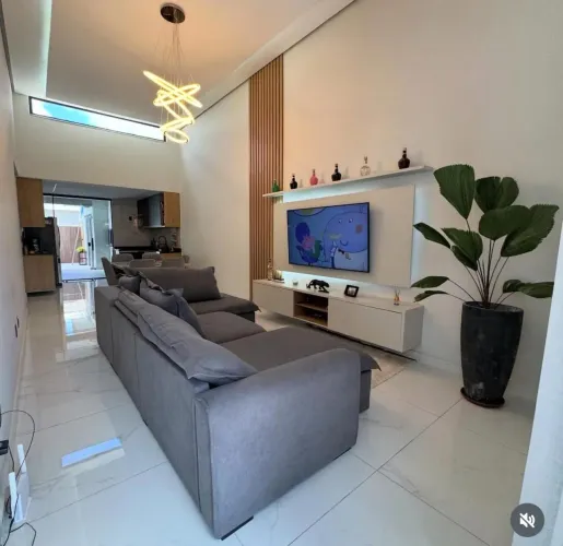 Casa 03 Quartos Linear Condomínio Rio da Prata
