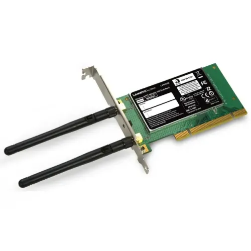 Placa De Rede Sem Fio Wireless-n Pci Linksys Cisco 300mbps WMP600N