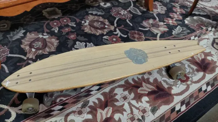 Skate longboard bambú
