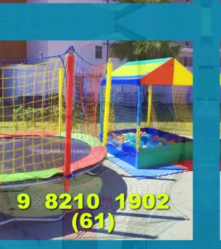 Locação de Brinquedos! Segurança e diversão garantidas para sua festa!