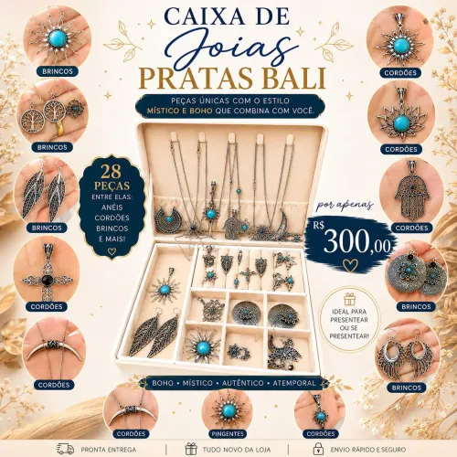 CAIXA COM PRATA BALI