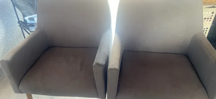 POLTRONAS SEMINOVAS CINZA