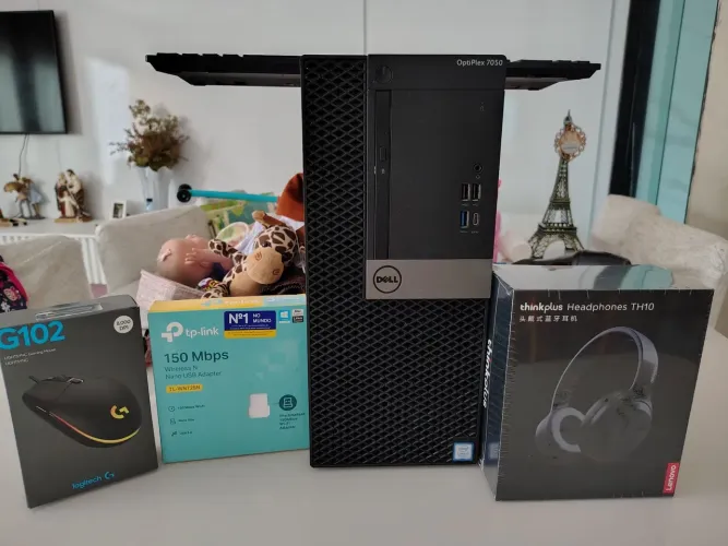 Dell optiplex 7050 I5 7 geração 1TB HD + 252gb SSD + Mouse Logitech + WiFi+Fone+Windows 11