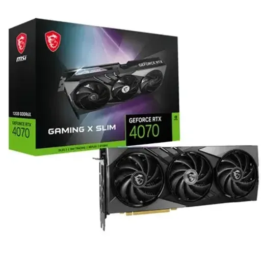MSI RTX 4070 Ti Gaming X Slim 12GB | NF, caixa e garantia