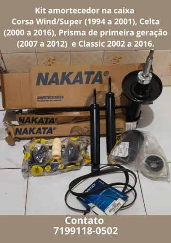 Kit amortecedor na caixa classic 
