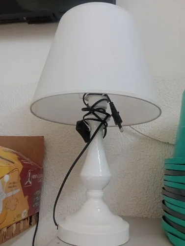 Abajur de porcelana
