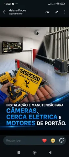 Instalação e manutenção de equipamentos de segurança