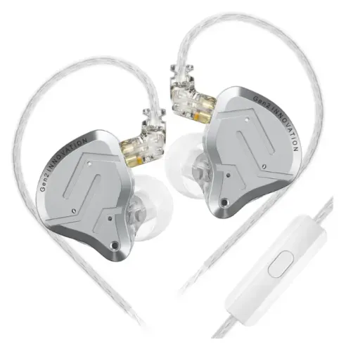 Fones De Ouvido Kz Zsn Pro 2 Hifi Dual Driver Com Microfone