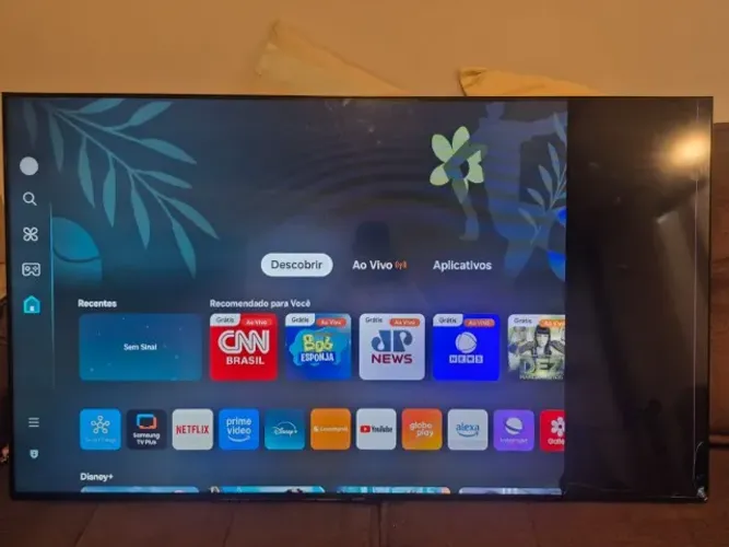 Smart TV Samsung 58 polegadas - para retirada de peças! (modelo UN58CU7700GXZD)
