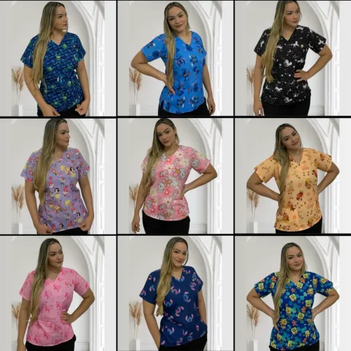 Batas estampadas feminins 