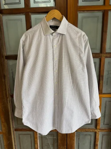 camisa ralph lauren custom fit xadrez