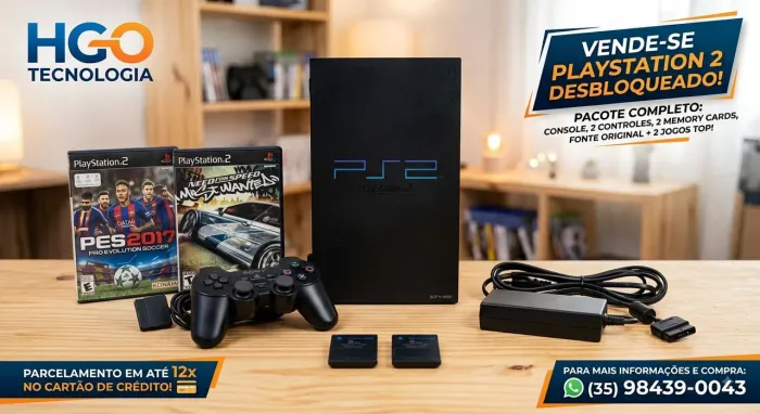 Vendo Playstation 2 Slim SCPH 77001 Completo