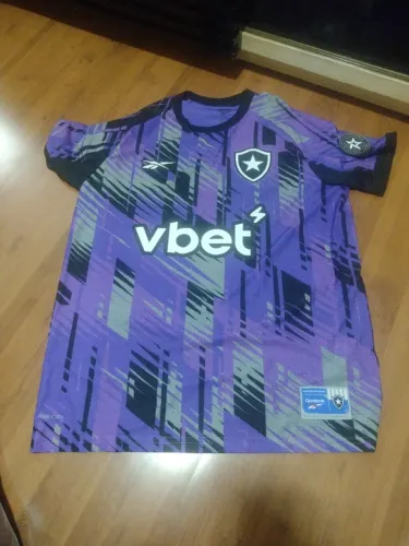 Camisa Botafogo Goleiro roxa Raul n° 1 , G , de jogo! 