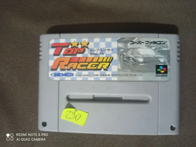 Top gear SNES famicon , descrição*