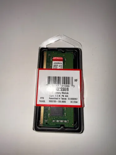 Memória RAM DDR4 Kingston 3200mhz