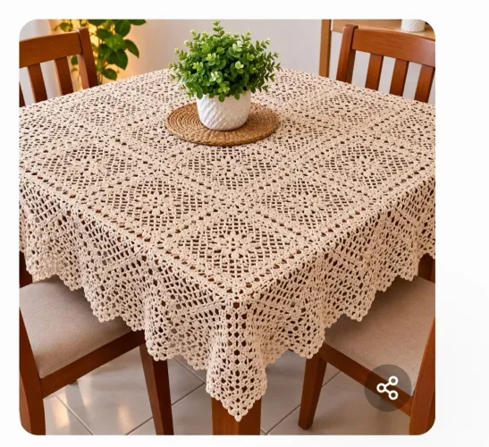 Toalha de mesa quadrada