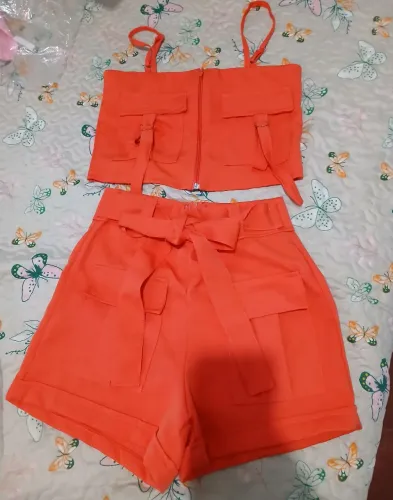 Lindo conjunto vermelho