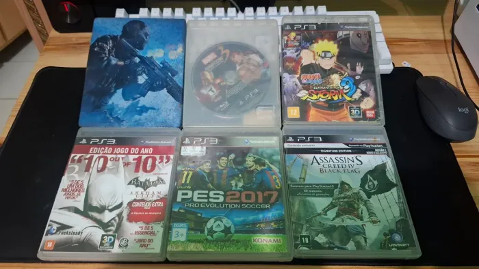 Lote de jogos de PS3