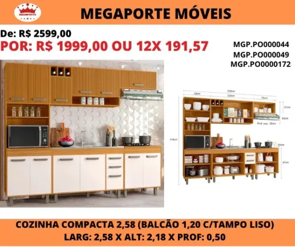COZINHA COMPACTA 2.58