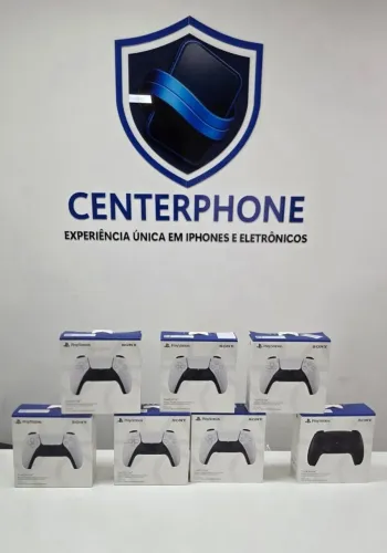 Controle Sony DualSense PS5 Original Branco e Midnight Black Novo Lacrado | Loja Física