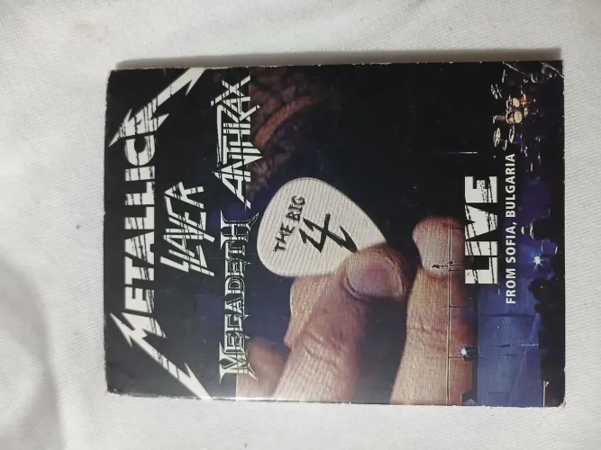 DVD Duplo Metálica Player Megadeth Anthirax
