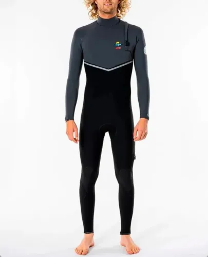 Long John Masculino Rip Curl Flasbomb 3/2MM zip Free G