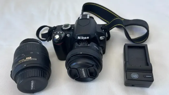 Câmera Fotográfica Nikon D60 semi nova + duas lentes