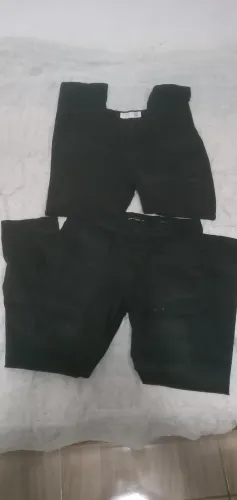kit 2 calças preta masculina