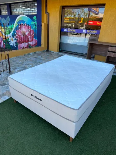 Cama box Casal ORTOBOM SEMINOVA TOP - ENTREGAMOS