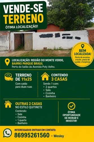 Vendo 3 casas