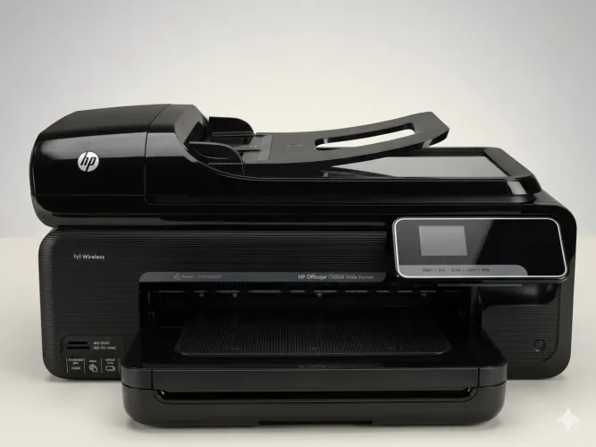Impressora HP Officejet 7500A Wide Format - Com Avarias