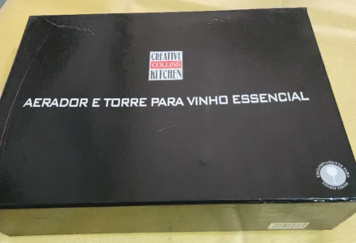 Aerador e Torre para Vinho Essencial (Vinho Tinto)