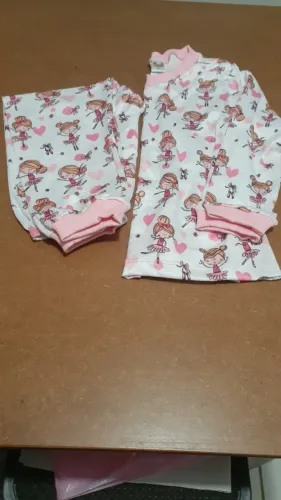 3 Pijamas 4 Anos Feminino Longo