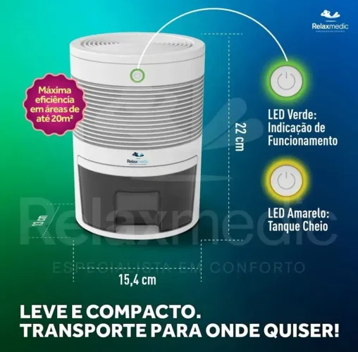 Desumidificador de ar ambiente elétrico DrySec