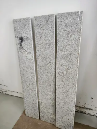 Rodapé Granito escovado branco Siena 90 x 15