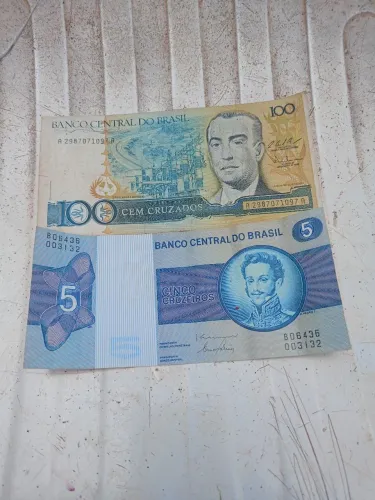 Cédula de cruzeiro para Colecionadores interçados