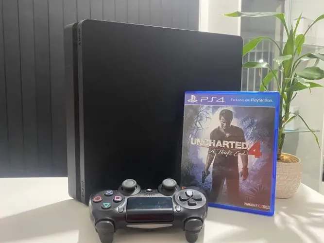 Playstation 4 / Ps4 Slim - Revisado C/ Garantia - Somos Loja!!!