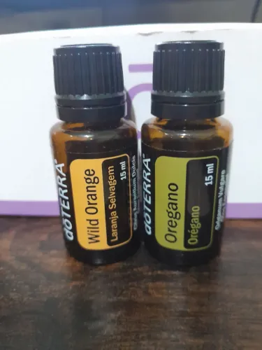 Kit Óleos Essenciais Oregano + Wild Orange DoTerra Lacrados - Olhar descrição