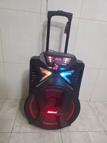 Som Amplificada Amvox Pancadão 700W Bluetooth - Muito Conservado