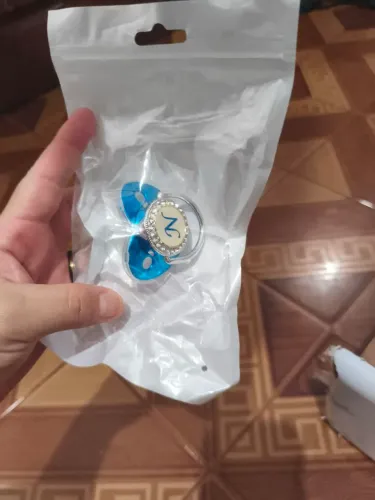 Chupeta RN, nova, personalizada com letra N, meu bebê não pegou, quero 10$ foi 30$