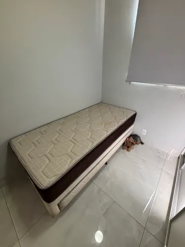 Cama box solteiro com cama auxiliar Ortobom