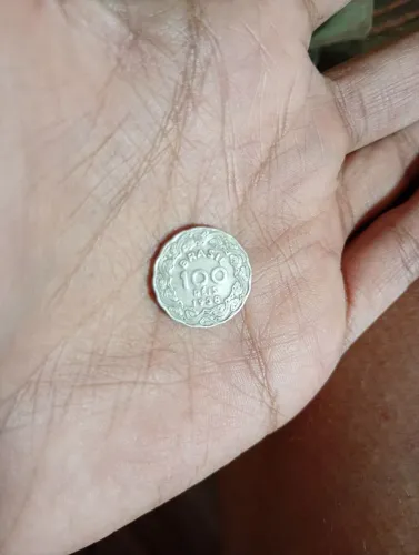 Moeda antiga 100 réis